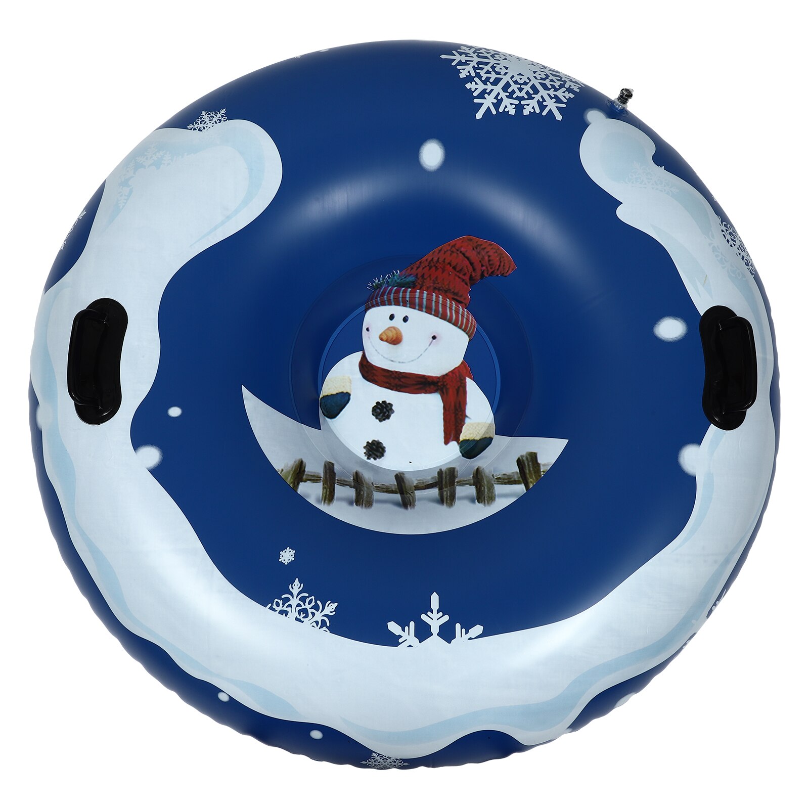 눈 썰매 튜브 풍선 어린이 스키 링 크리스마스 접시 무거운 겨울 핸들 크리스마스 인플레이션 썰매 튜브 듀티